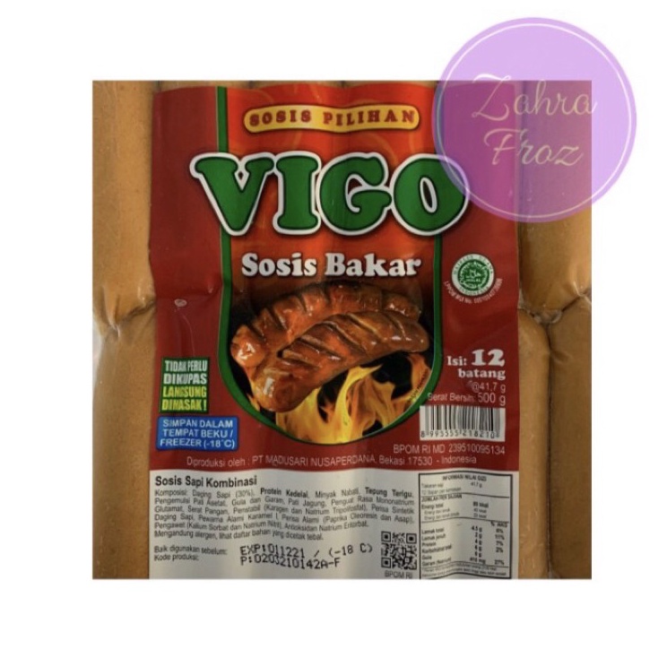 

VIGO SOSIS SAPI BAKAR ISI 12 500GR