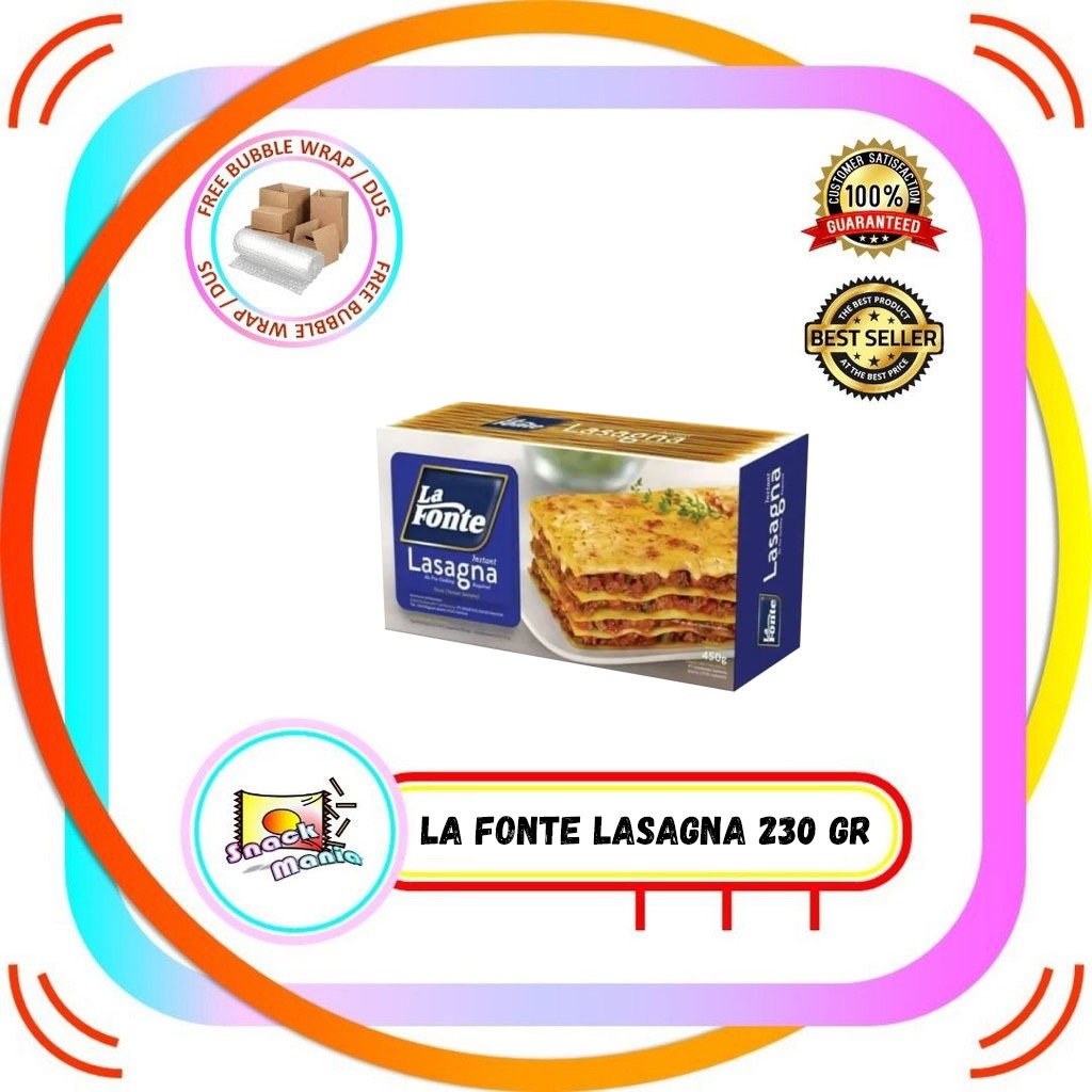 La Fonte Instant Lasagna Pasta ~ 230 gr