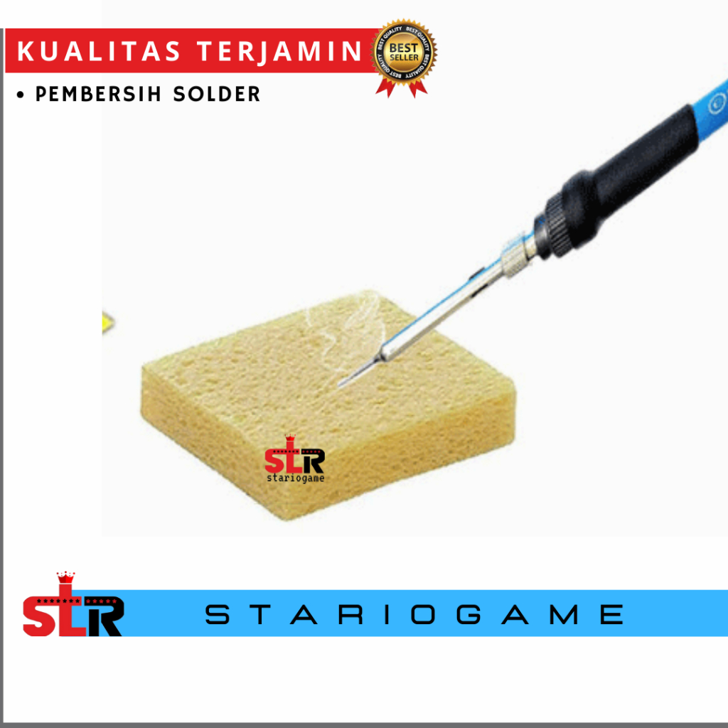 Busa pembersih mata solder spon pembersih bekas solder