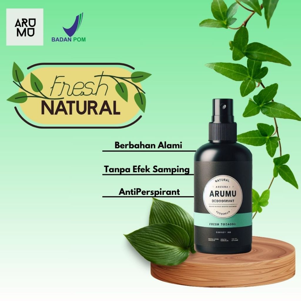 Arumu For Man - Natural Deodorant Spray