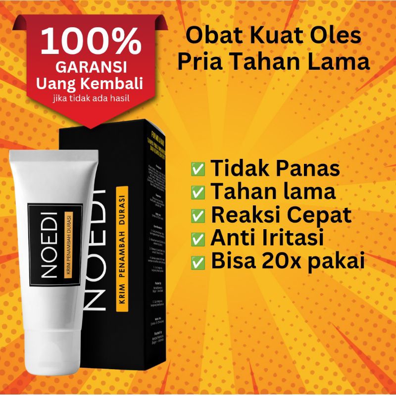 Krim Herbal NOEDI - Obat kuat pria tahan lama original 100% - Obat kuat pria tahan lama - Obat kuat 