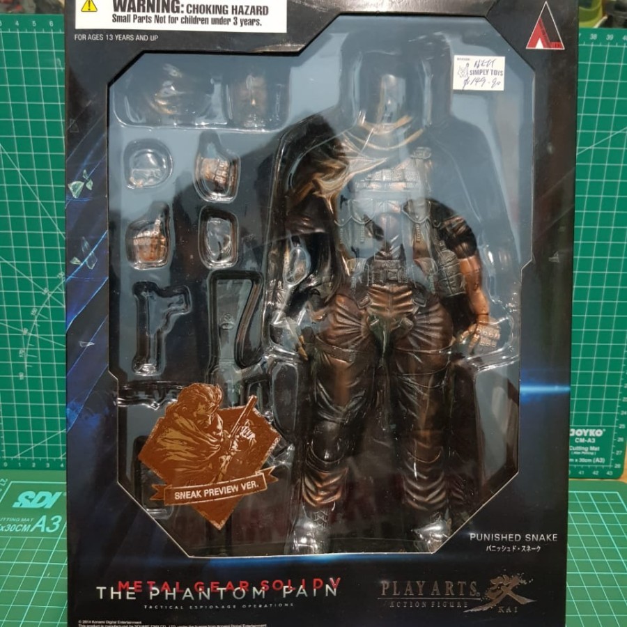 PLAY ARTS KAI METAL GEAR SOLID PUNISHED SNAKE ORIGINAL