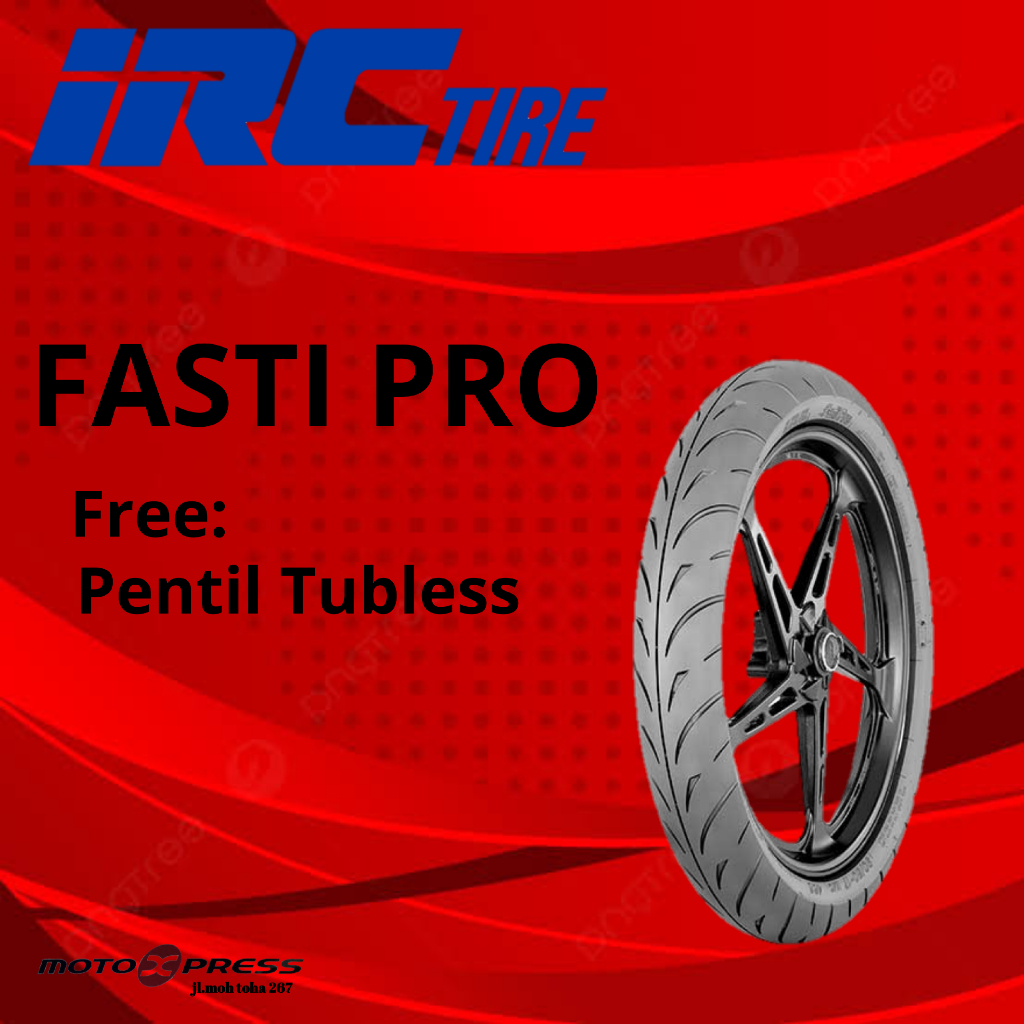 Ban Motor IRC 80/80-14 FASTI PRO TUBLESS