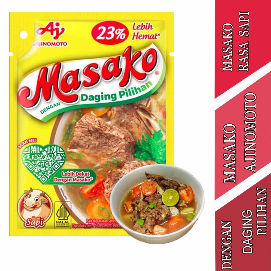 

Bumbu Rasa Sapi - Masako - Bumbu Penyedap Rasa - 100gr