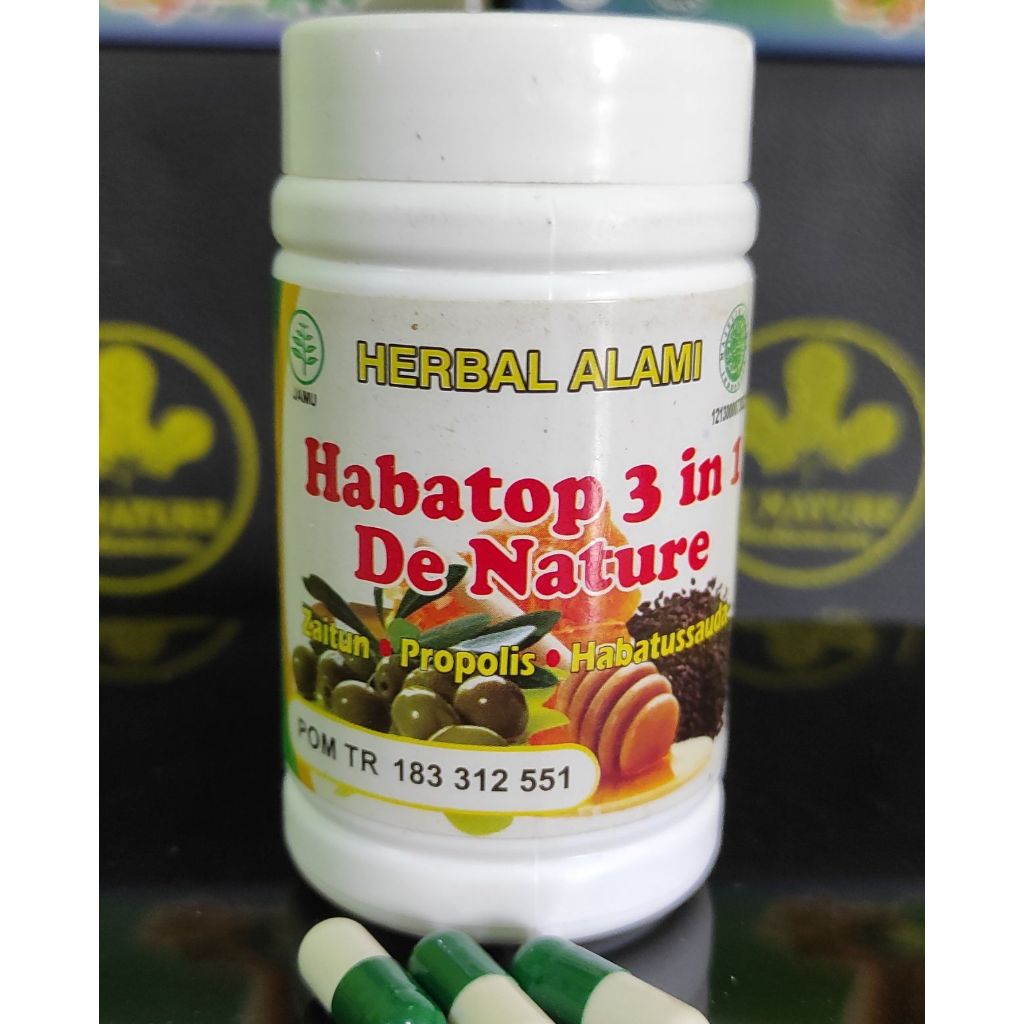 HABATOP 3 IN 1 ASLI ISI 50 KAPSUL UNTUK PENGOBATAN SEGALA JENIS PENYAKIT , KANKER STROKE DARAH TINGG