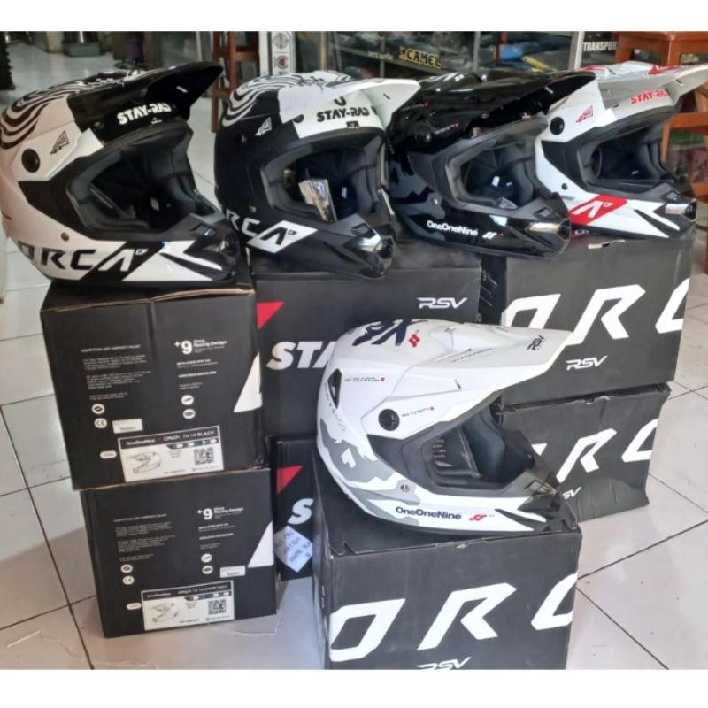Helm RSV ORCA ONEONENINE 119 - HELM TRAIL SUPERMOTO CROSS