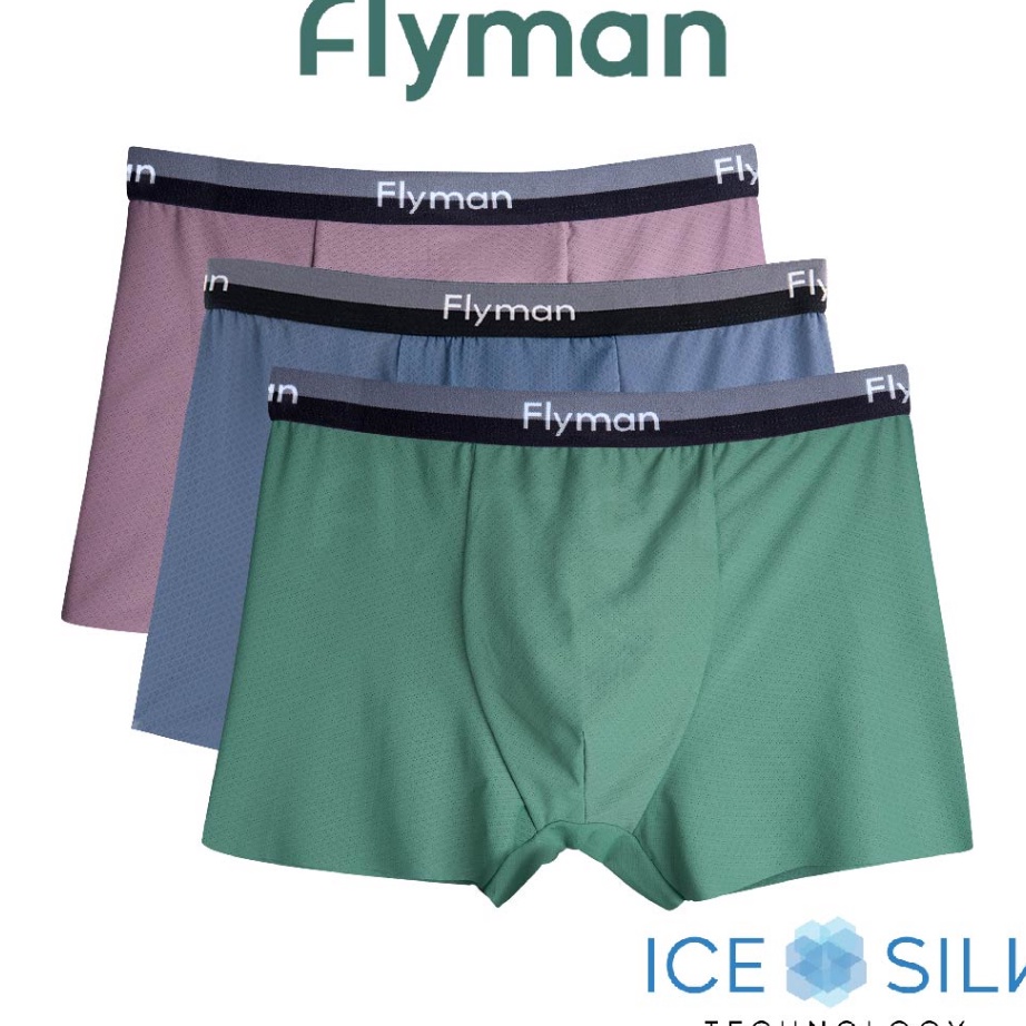 Harga Heboh Flyman Celana Dalam Pria Boxer Micro nylon CD Pria FM 3435 1 Pcs.