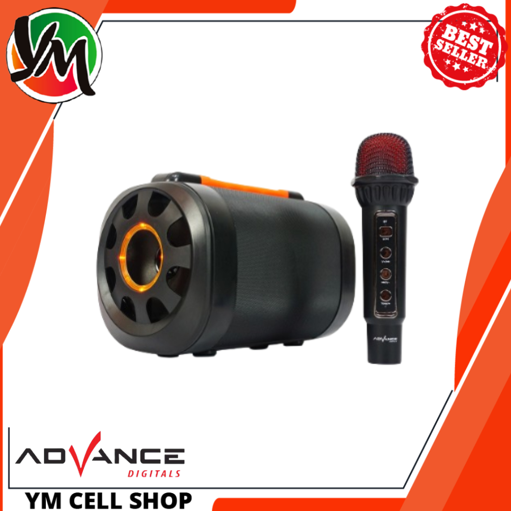Speaker Bluetooth Advance KS-613 With 1 Wireless Microphone Karaoke