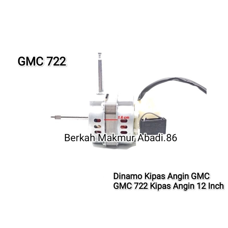 Mesin Dinamo Kipas Angin GMC 722 Kipas Angin 12 Inch