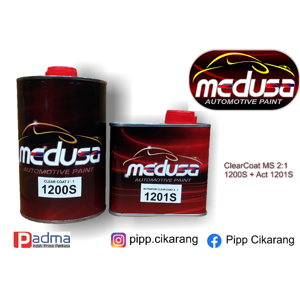 Clear coat 2:1 MS Medusa MD.1200S+Hd (1.5 ltr)