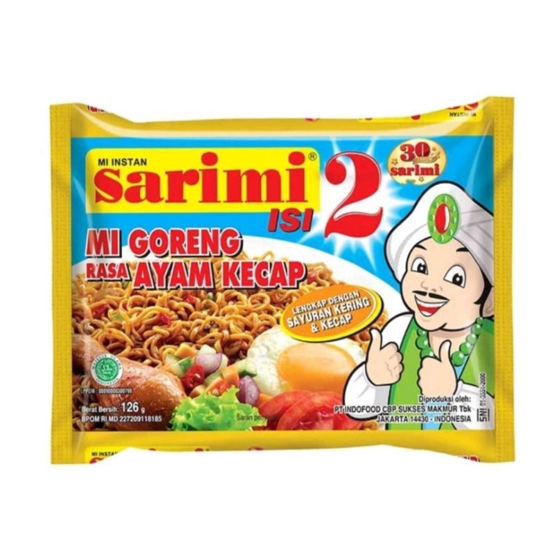 

MIE INSTAN SARIMI GORENG ISI 2 RASA AYAM KECAP