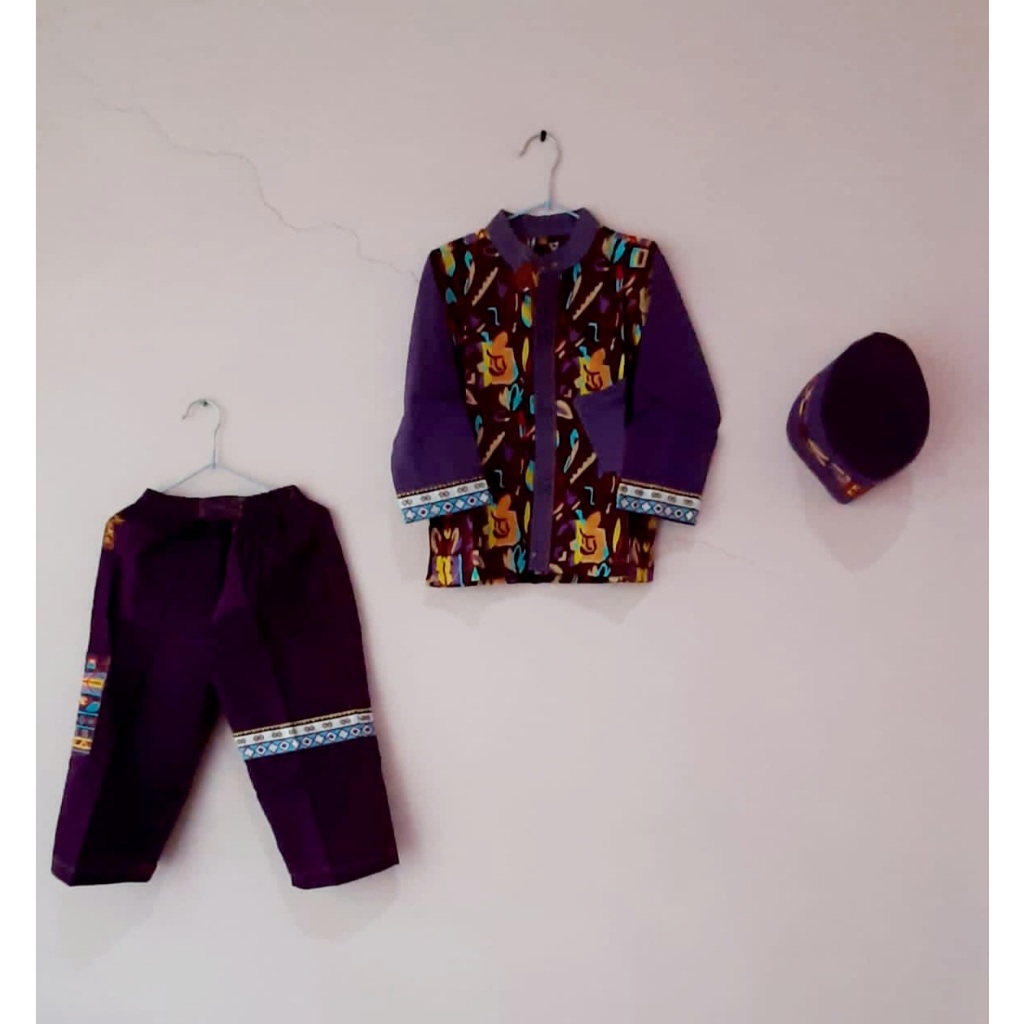 Baju Muslim Koko Anak Laki-Laki KEKE 2 Tahun