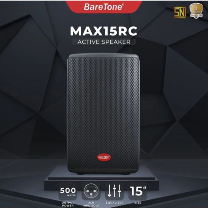 Baretone MAX15RC Speaker Aktif MAX 15RC MAX 15 RC
