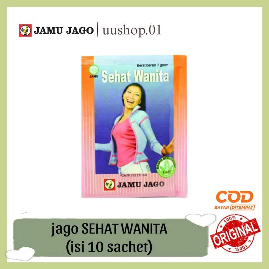 

Jamu Jago Sehat Wanita (isi 10 bungkus)