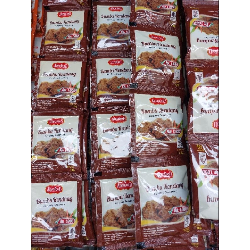 

Bumbu Rendang Abrofood sachet - renteng (12PCS)