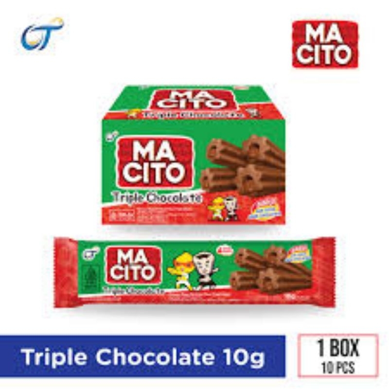 

MACITO COKELAT BOX ISI 10 PCS X 10 GR