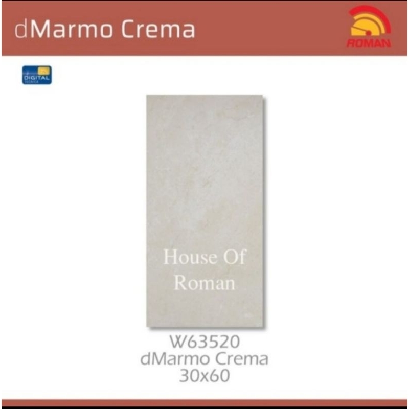Roman Keramik W63520 dMarmo Crema 30x60 kw1