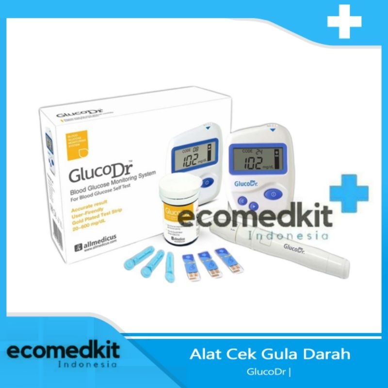 GlucoDr Alat Tes Gula Darah Glukosa