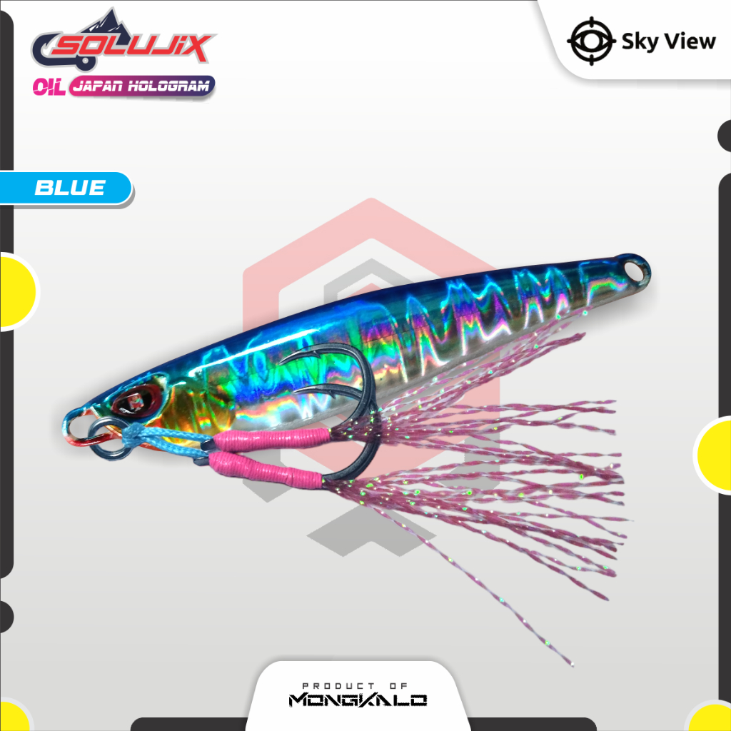 Mongkalo Solujix Minyak noGID noMotif Candy 30 Biru