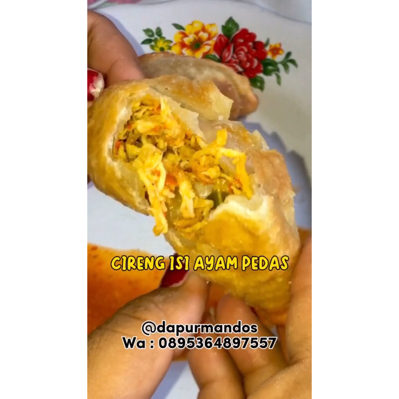 

CIRENG ISI AYAM PEDAS JUMBO