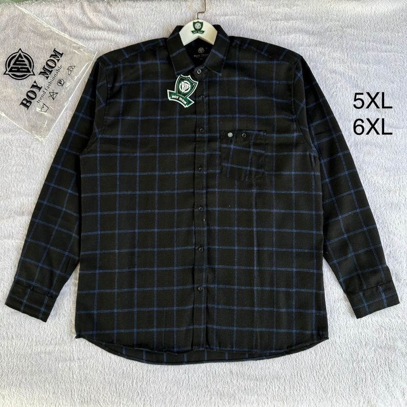 KEMEJA FLANEL JUMBO 5XL 6XL 7XL KEMEJA FLANEL OVERSIZE KEMEJA FLANEL LENGAN PANJANG KEMEJA FLANEL JU