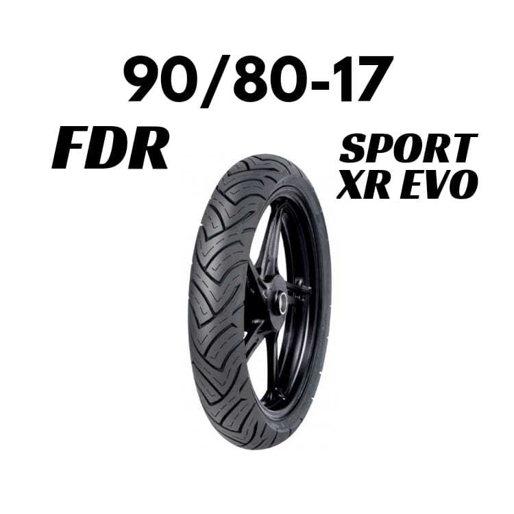 Ban Motor Ring 17 [ 90/80 ] SPORT XR EVO Ban FDR 90/80-17 Tubeless