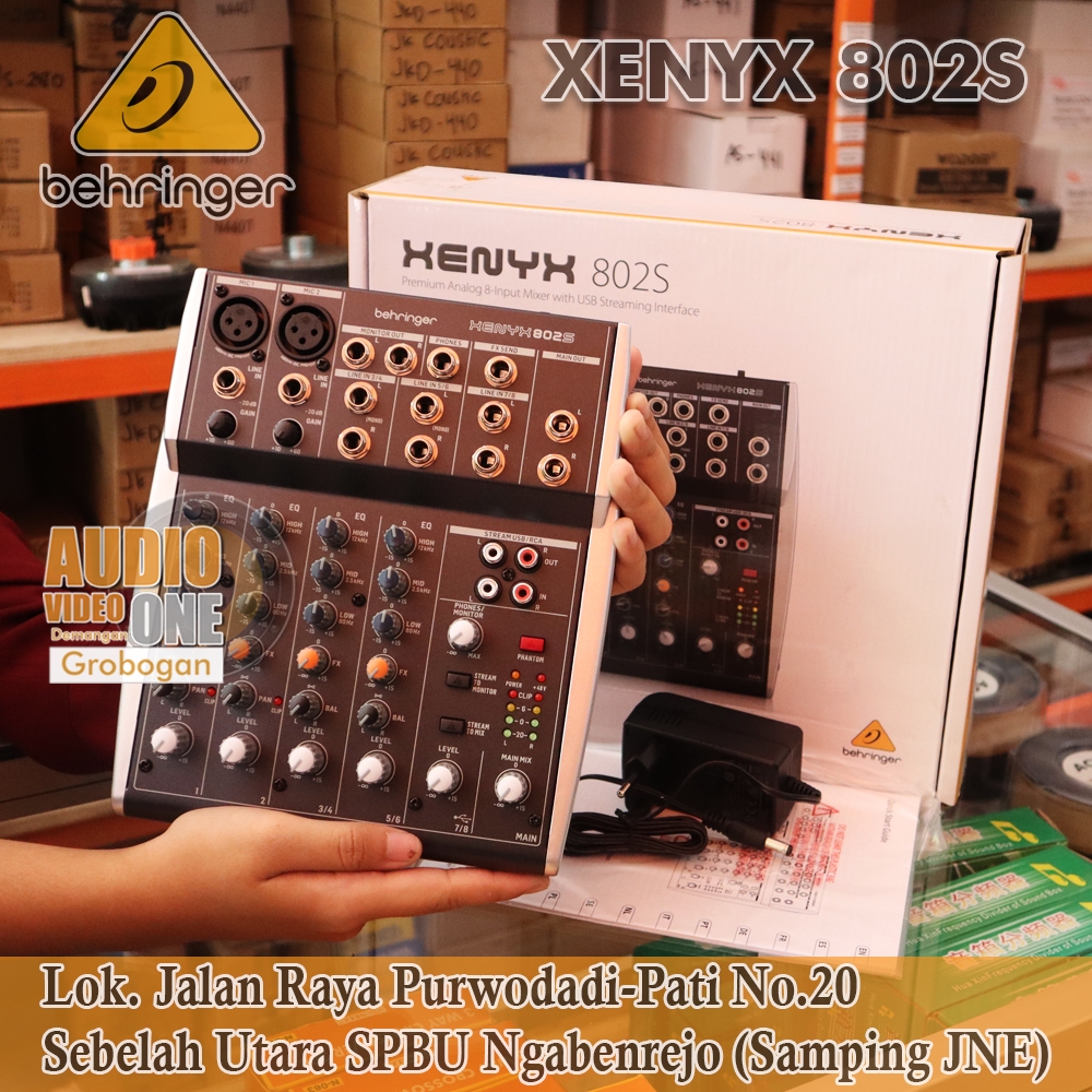 Mixer Behringer Xenyx 802S Original Mikser Audio 8 Chanel Garansi Resmi