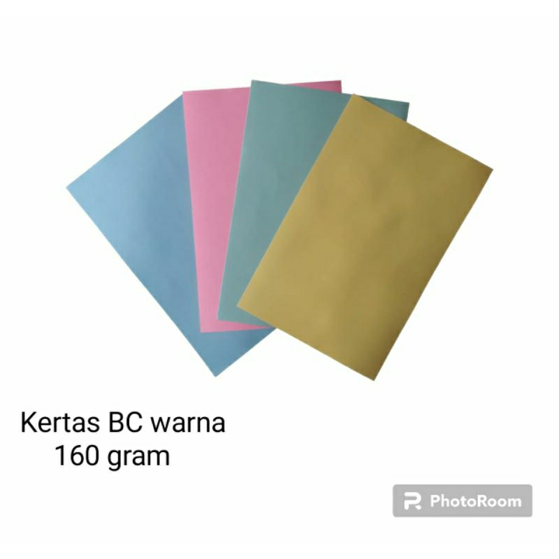 

kertas BC warna per bks isi 100 ...