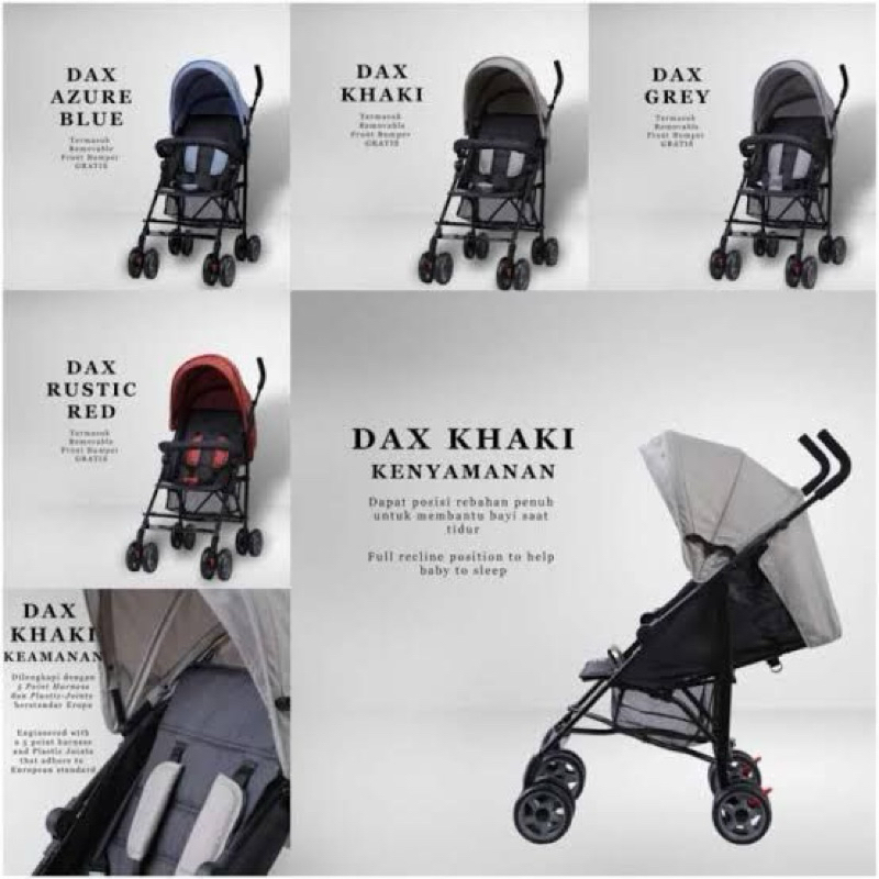 KERETA DORONG BAYI NEWBORN STROLLER DAX/ STROLLER DAX CARE BABY