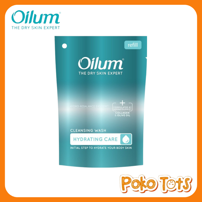 OILUM Cleansing Body Wash Hydrating Care Pouch 175ml Sabun Mandi Cair Oilum Moisturizing