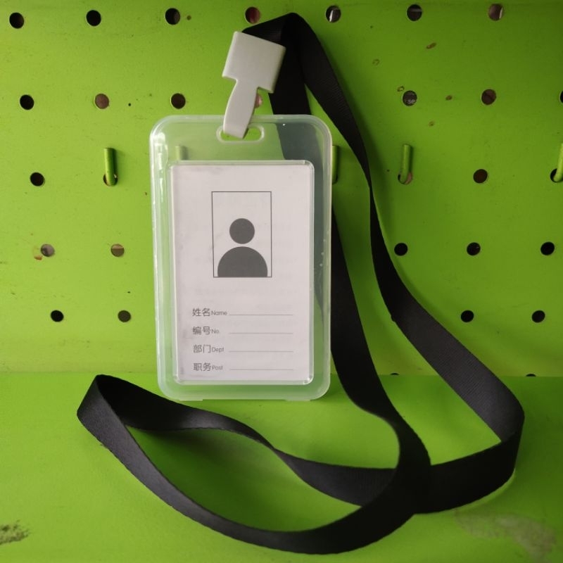 

Lanyard/ Tali card ID Mika Tebal Transpan
