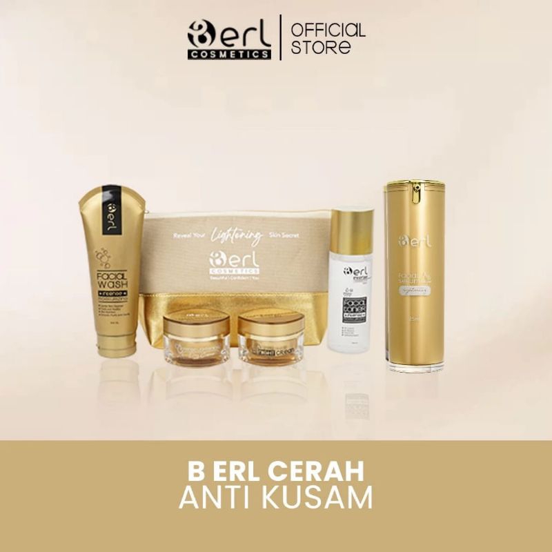PAKET CERAH ANTI KUSAM by B ERL COSMETICS | B erl | Paket Pencerah