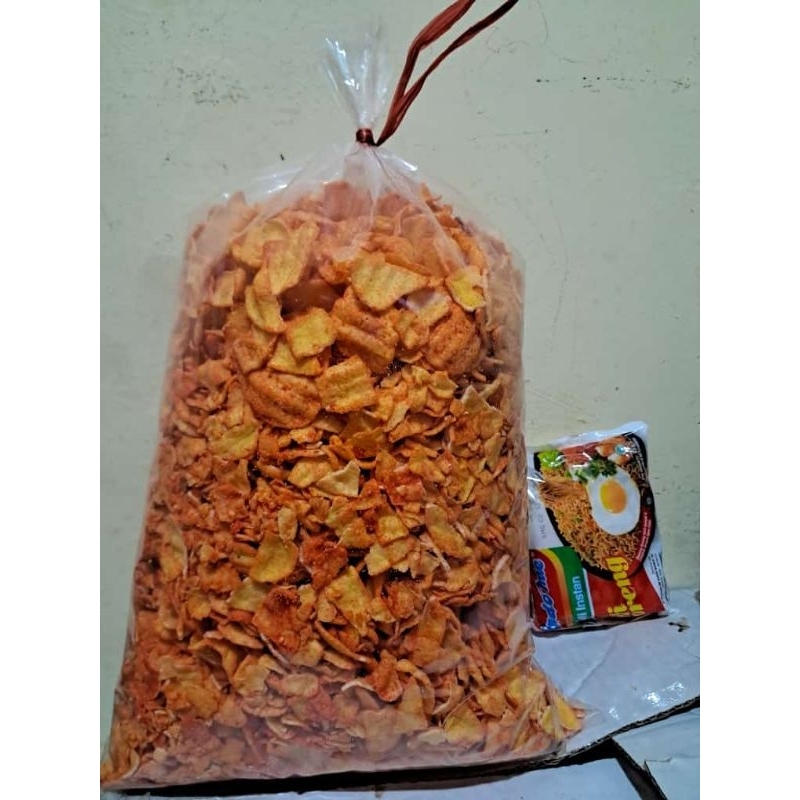 

remukan puyur balado 1kg Krip Krip balado remukan singkong balado