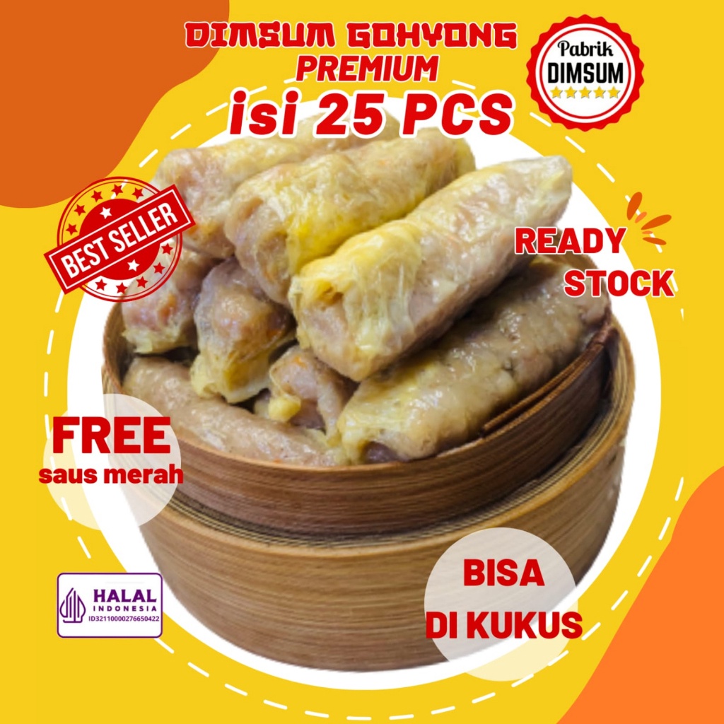 

PROMO HARI INI Gohyong Dimsum Lumpia Ayam isi 25 pcs !!!