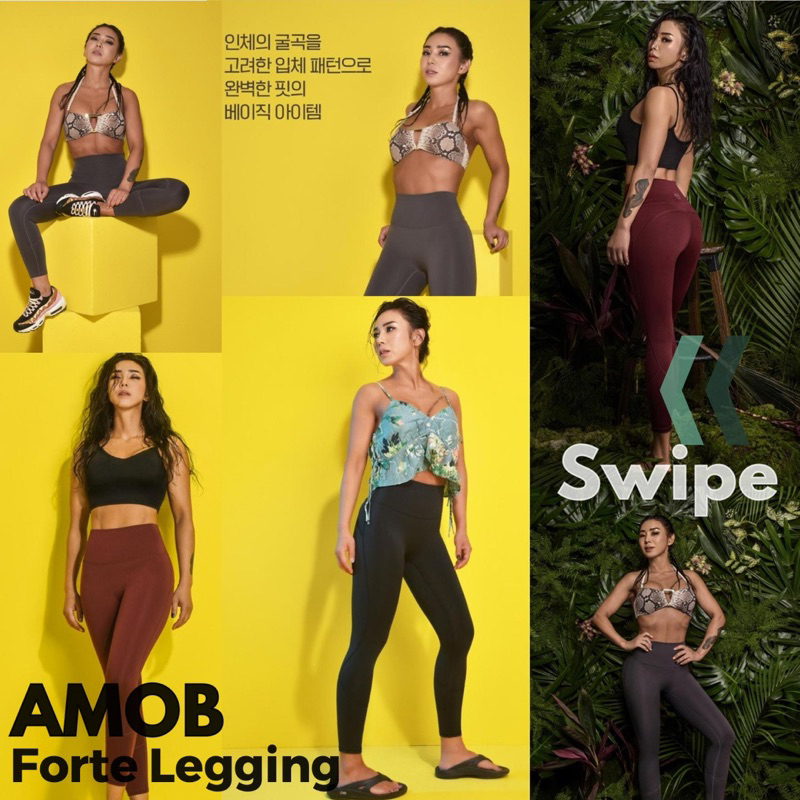 AMOB Forte Sport Legging Lejing Olahraga Senam Yoga