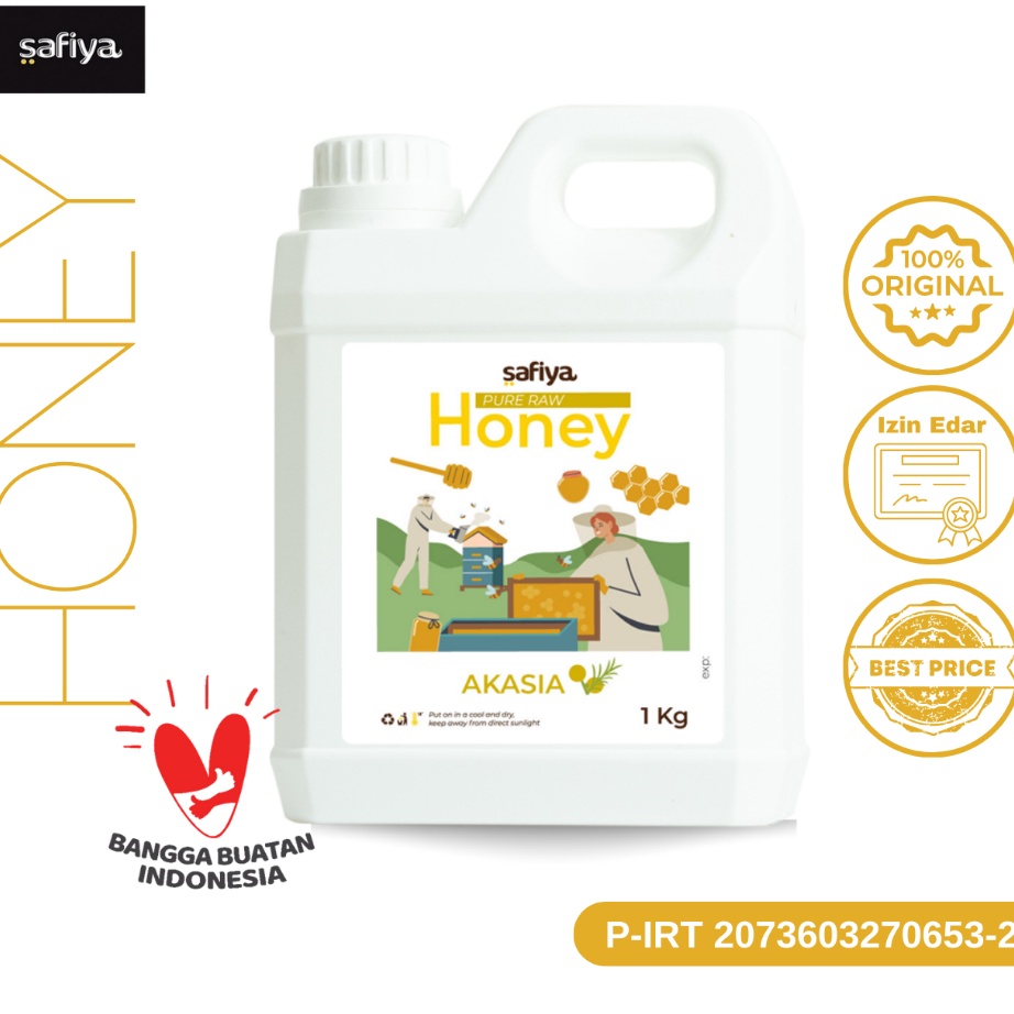 

Model Baru Madu Murni Akasia 1 Kg Series Raw Honey Madu Asli Authentic Safiya Food Harga Murah