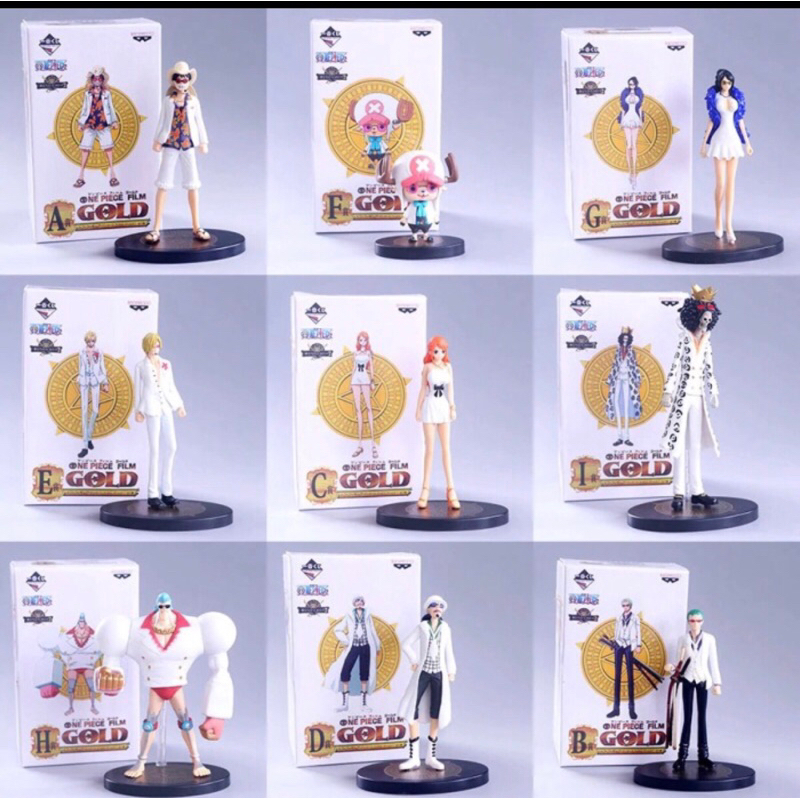 One Piece Series White set 9 pcsAction Figure