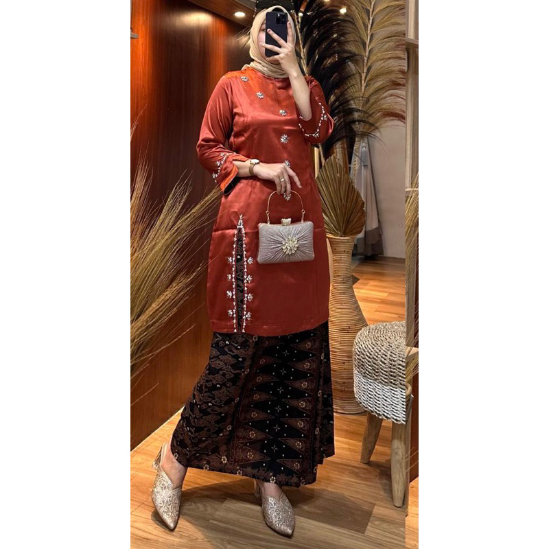 STELAN TUNIK MOTE#ROK BATIK