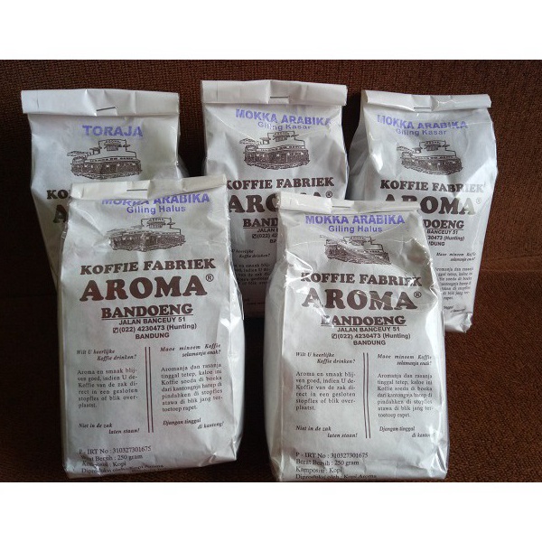 

⚡Cuci gudang⭐ KOPI ARABICA / ROBUSTA 250 gr - AROMA BANDUNG Fresh Asli Bubuk Giling Halus /Medium /Kasar /Biji - Indonesia Coffee - Tokomart Shop