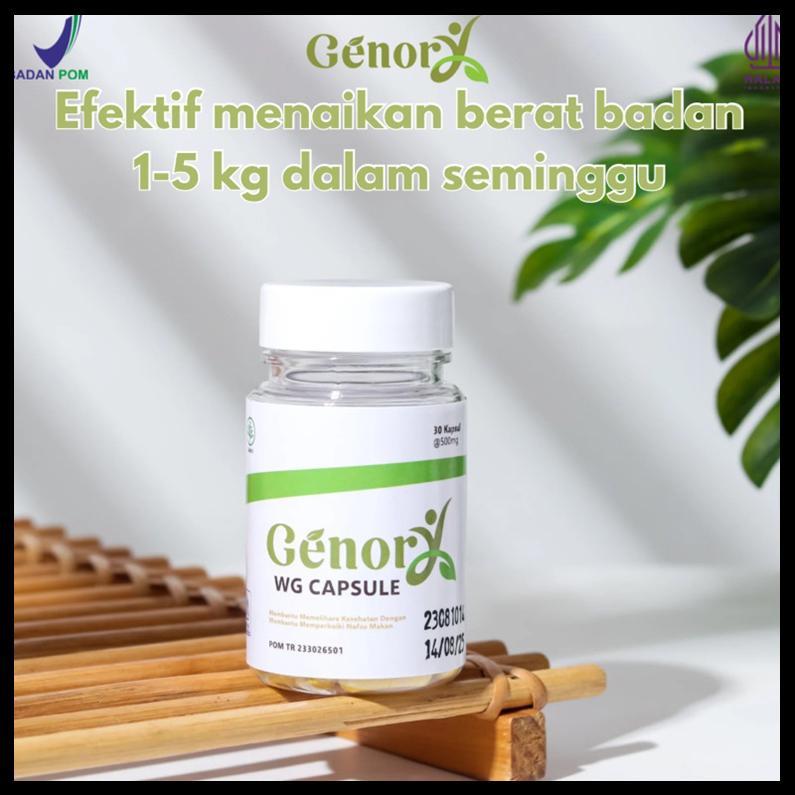 

GENORY Penggemuk Badan Penambah Berat Badan BPOM Ampuh Original 30 Kapsul |TERMURAH|