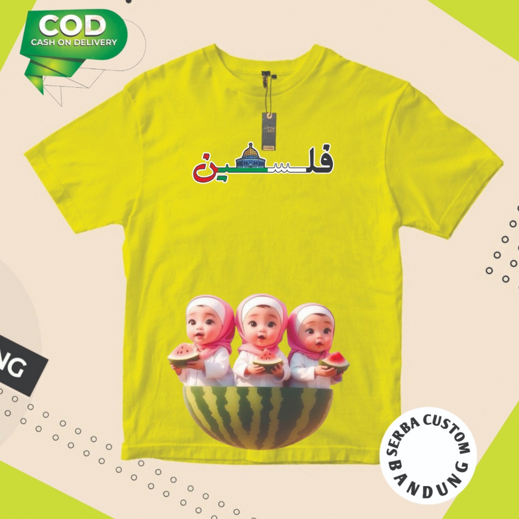 Save Palestine Kaos Anak Save Palestine Premium