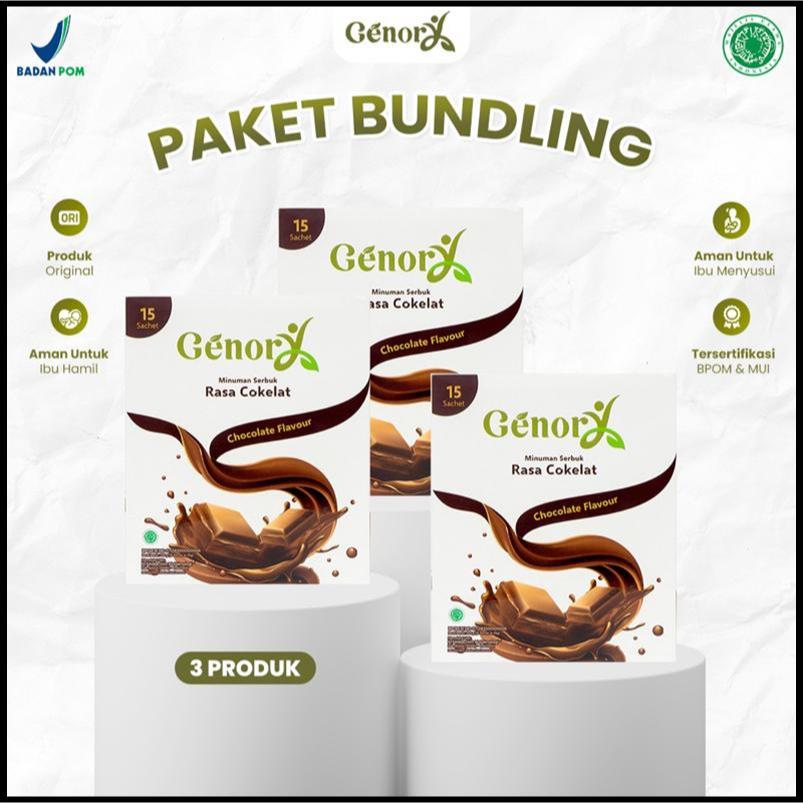 

BUNDLE 3BOX GENORY Susu Rasa Coklat Penggemuk Badan