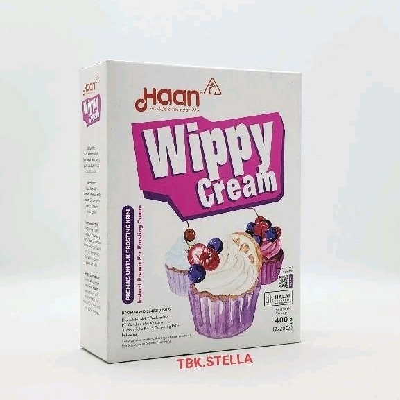 

HAAN WIPPY WHIPPING CREAM BUBUK 400 GR