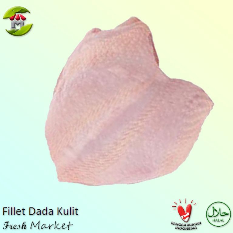 

⚡Cuci gudang⭐ Fillet Dada Kulit Ayam 1Kg