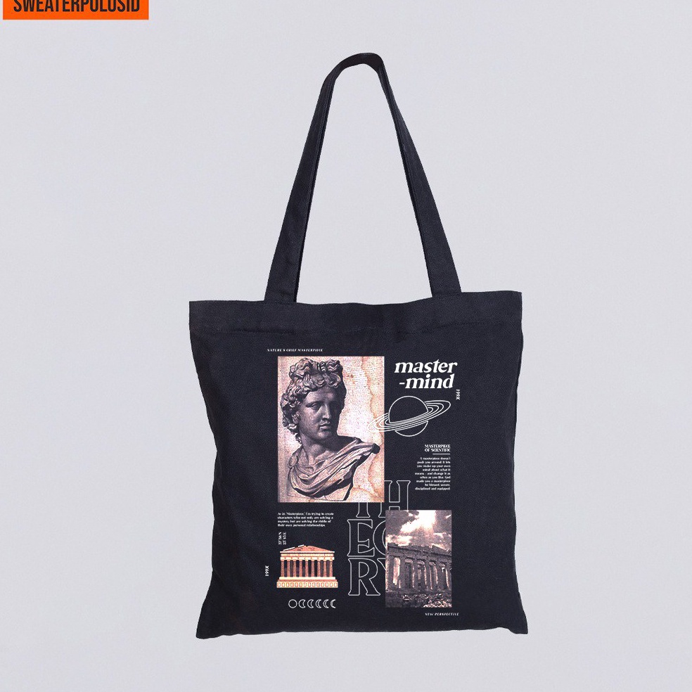 READY SWEPO Tas Totebag  Mastermind Series (Ada Resleting)