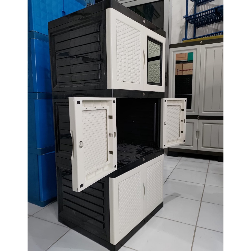 Paling Dicari.. LEMARI PLASTIK LEMARI PAKAIAN LACI PLASTIK kunci