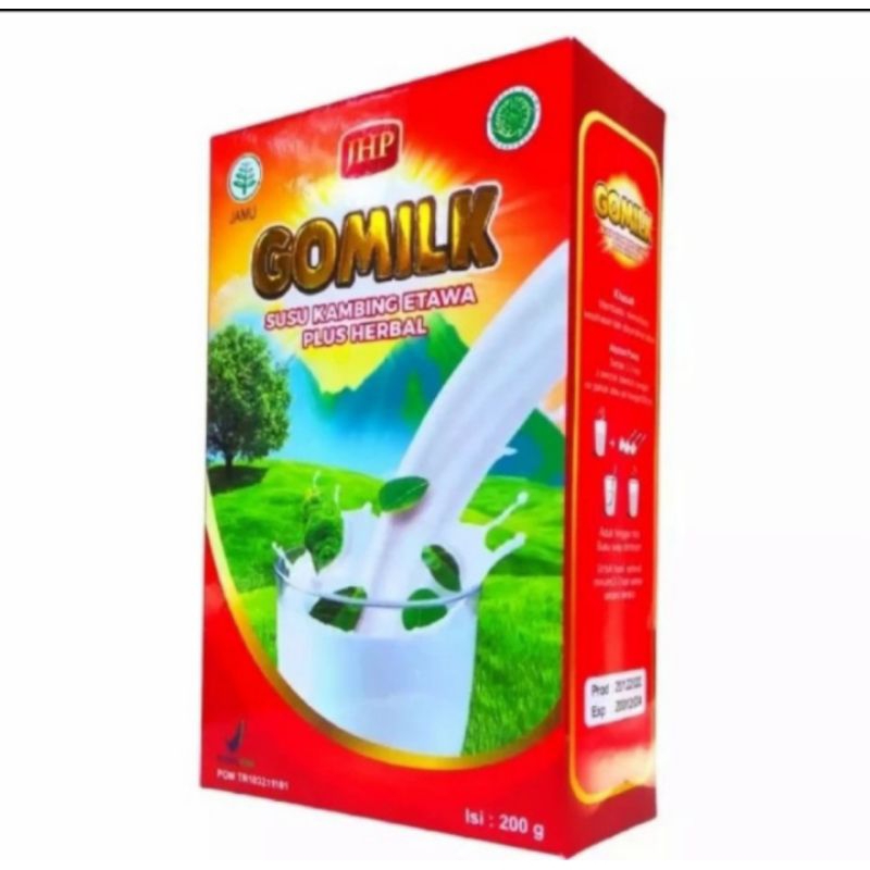 

GOMILK SUSU BUBUK KAMBING ETAWA 200gr Varian Rasa Original