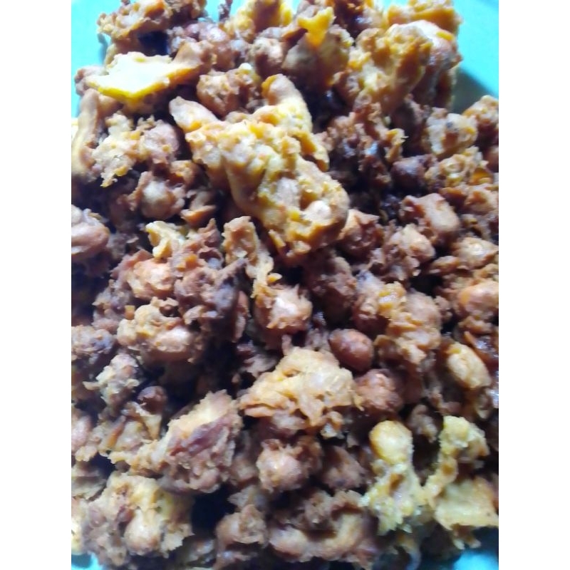 

kacang kribo pedas manis