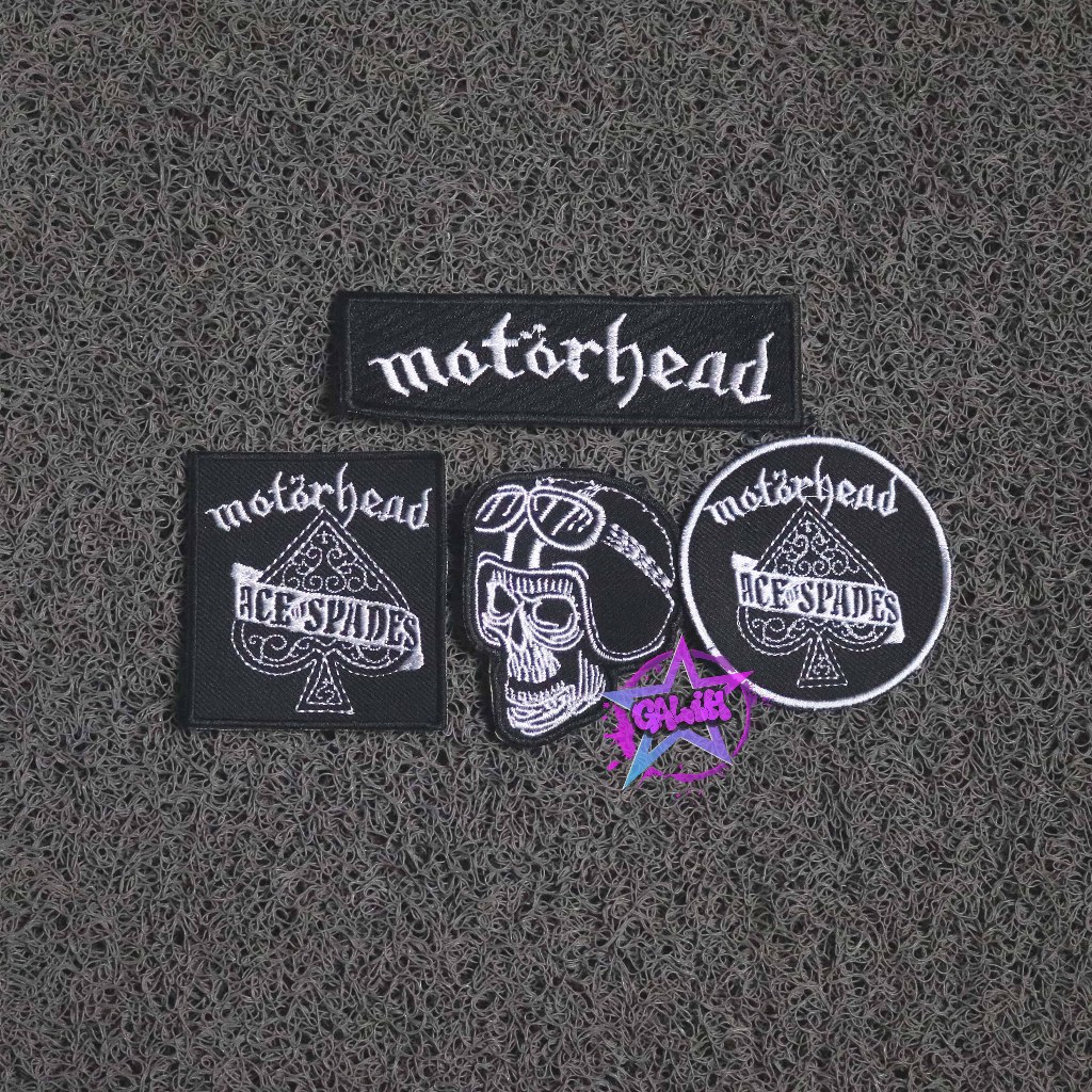PATCH MOTORHEAD EMBLEM BORDIR PATCH BORDIR TEMPELAN JAHIT
