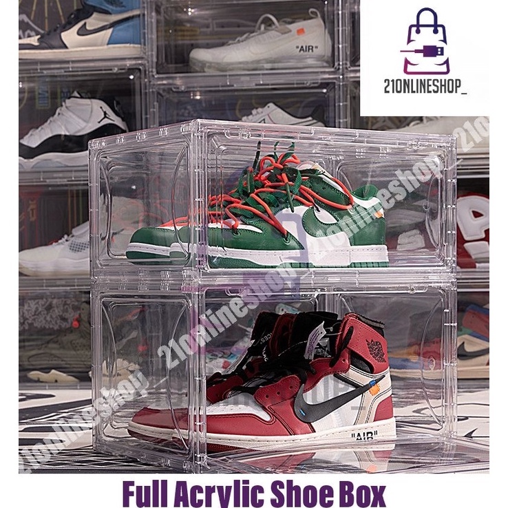 Good Order Shoe Box Full Acrylic Kotak Sepatu Akrilik Box Sepatu Sneakers Box Yeezy Box Jordan Box A